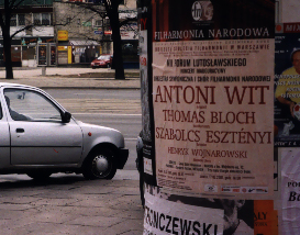 Philharmonique de Varsovie - affiche - Thomas Bloch - ondes Martenot